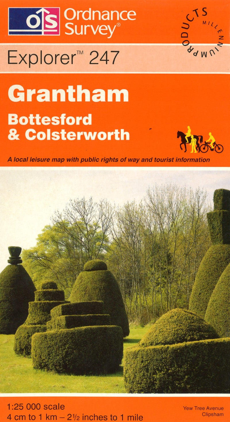 Grantham, Bottesford & Colsterworth : OS Explorer Map