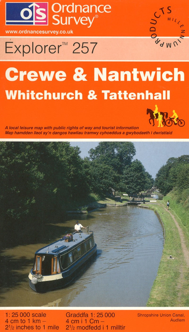 Crewe & Nantwich : OS Explorer Map