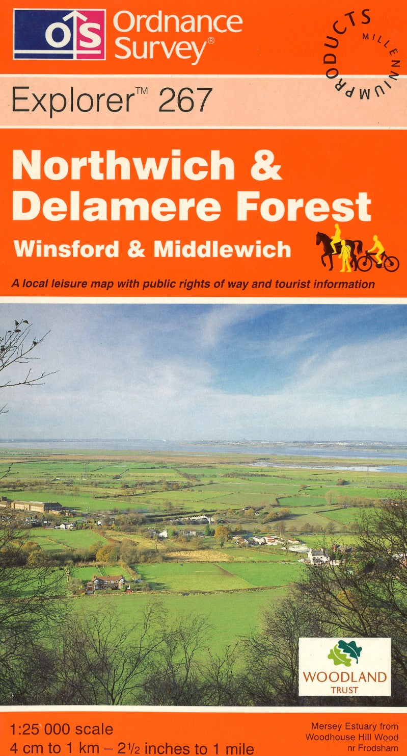 Northwich & Delamere Forest, Winsford & Middlewich : OS Explorer Map