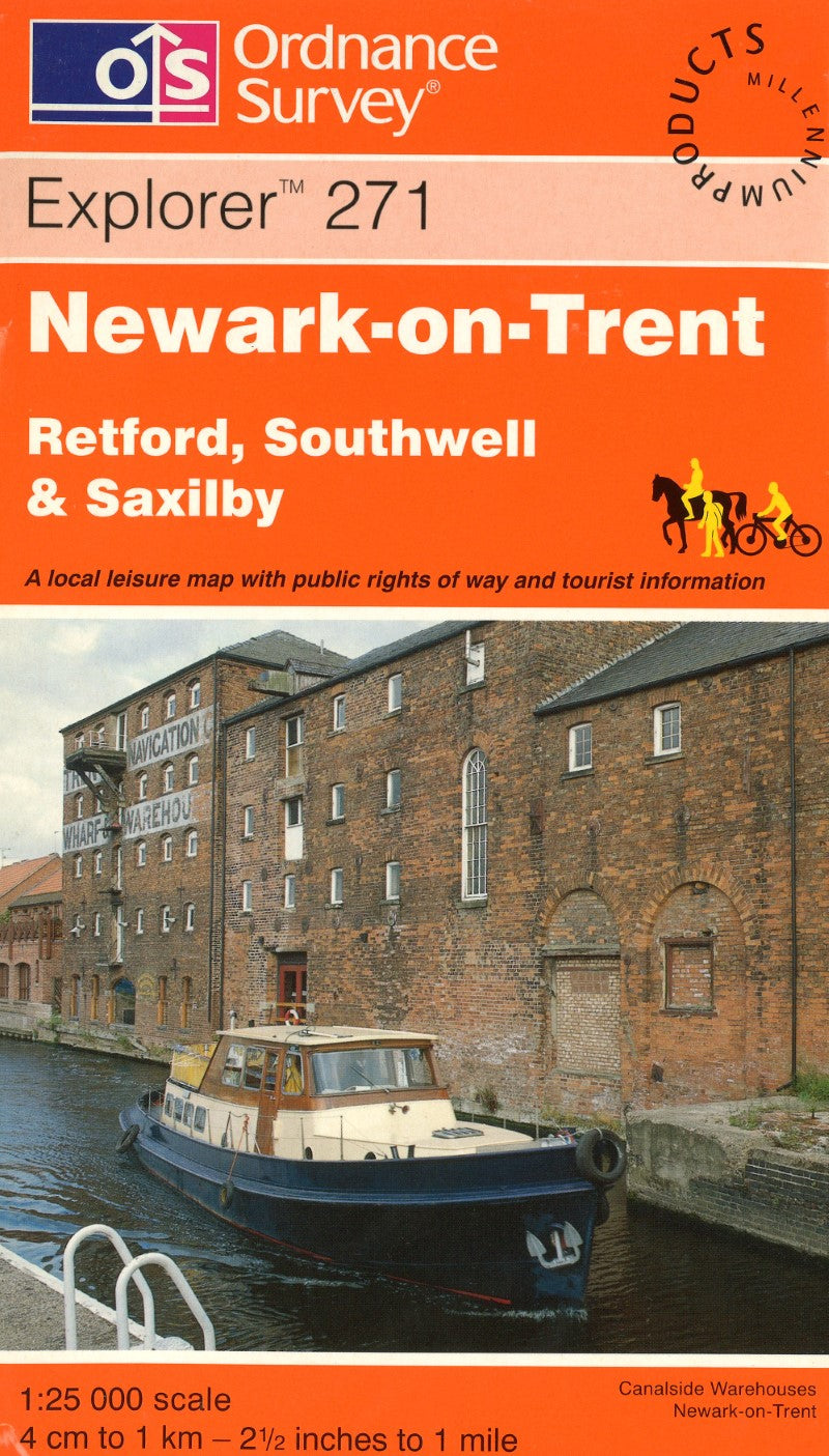 Newark-on-Trent, Retford, Southwell & Saxilby : OS Explorer Map