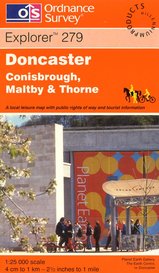 Doncaster, Conisbrough, Maltby and Thorne : OS Explorer Map