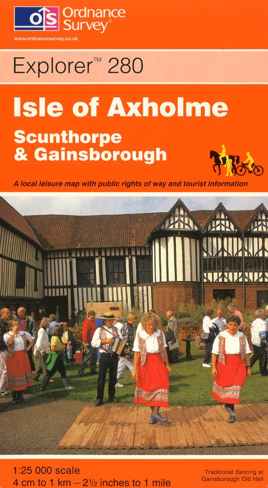 Isle of Axholme, Scunthorpe & Gainsborough : OS Explorer Map