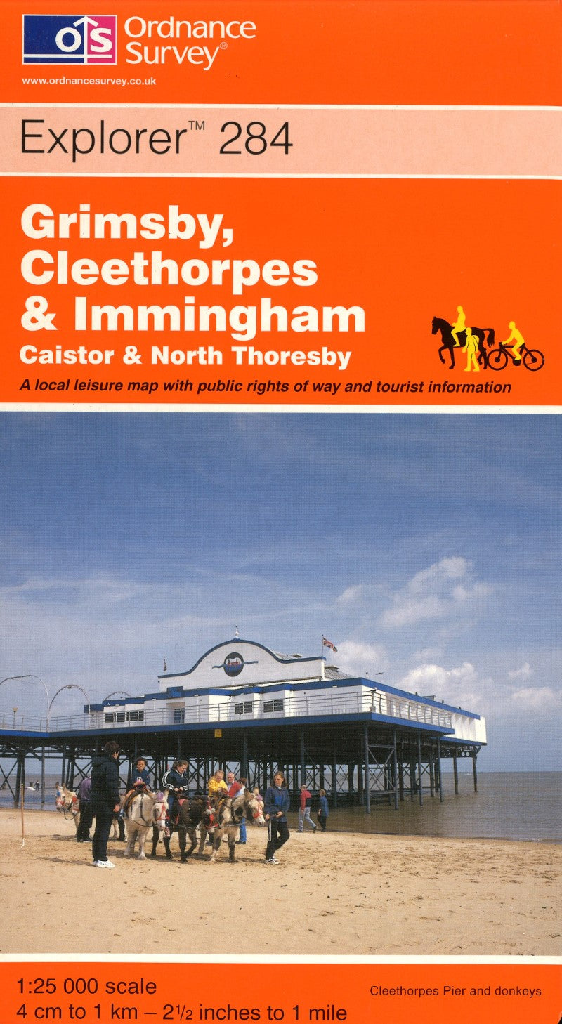 Grimsby, Cleethorpes & Immingham, Caister & North Thoresby : OS Explorer Map