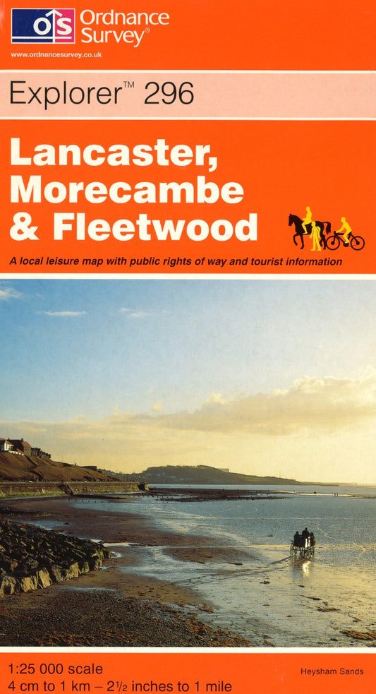 Lancaster, Morecambe & Fleetwood : OS Explorer Map