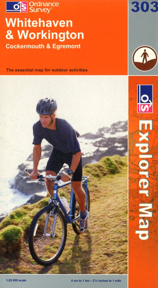 Whitehaven & Workington, Cockermouth & Egremont : OS Explorer Map