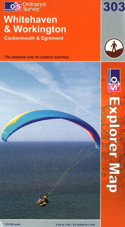 Whitehaven & Workington, Cockermouth & Egremont : OS Explorer Map