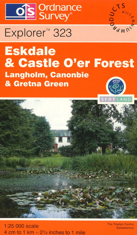 Eskdale and Castle o'er Forest : OS Explorer Map