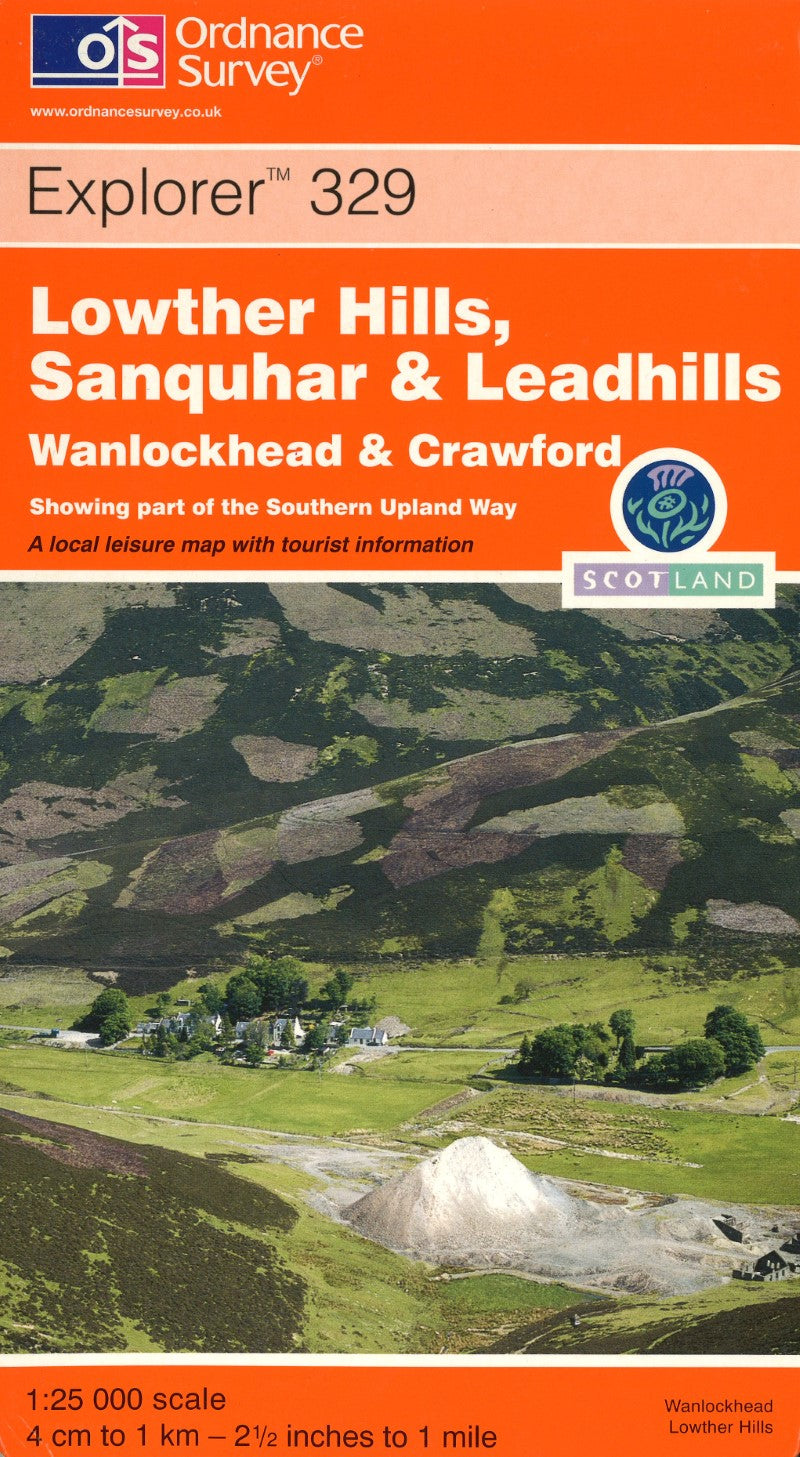 Lowther Hills, Sanquhar & Leadhills : OS Explorer Map