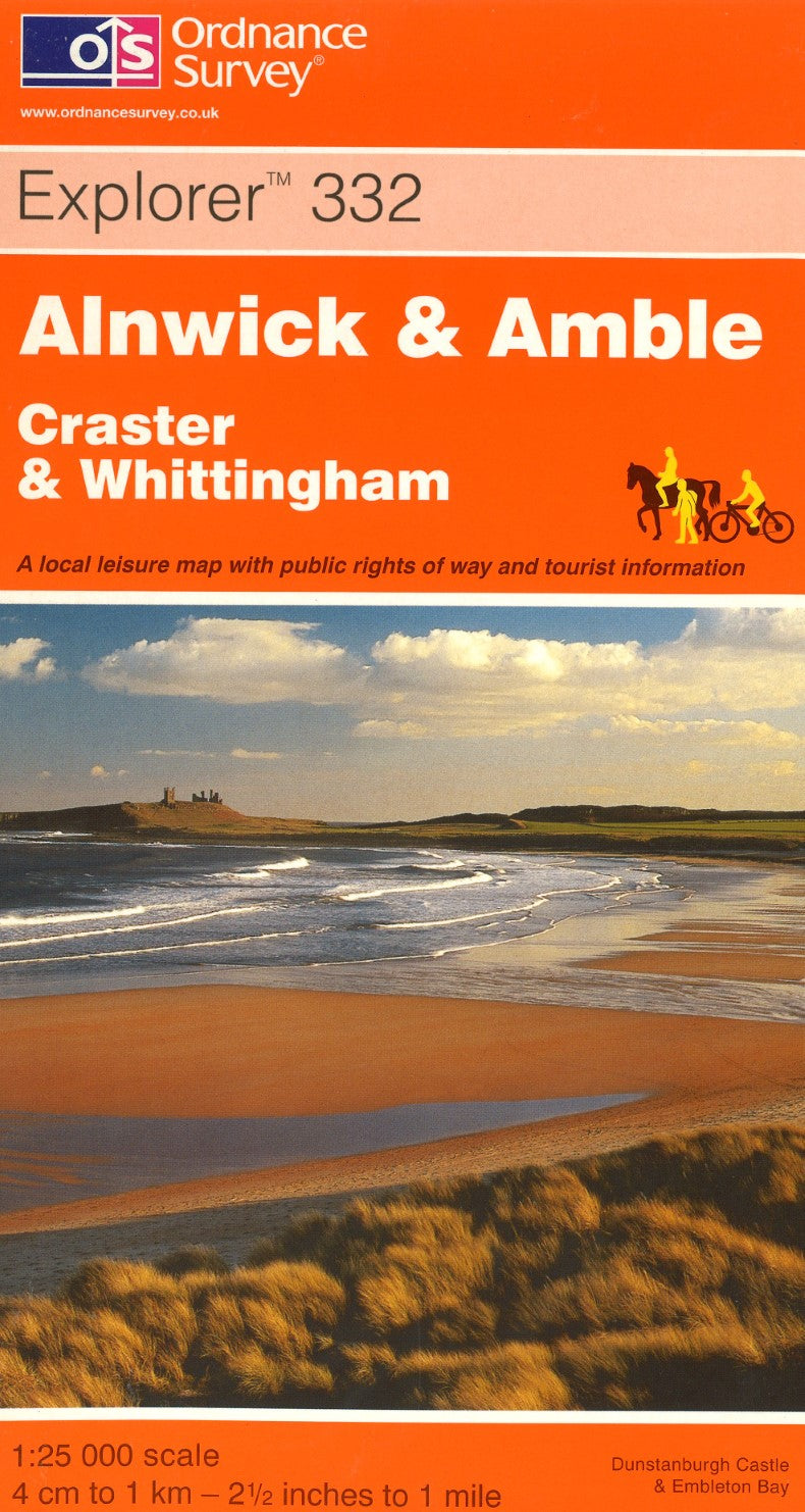 Alnwick & Amble, Craster & Whittingham : OS Explorer Map