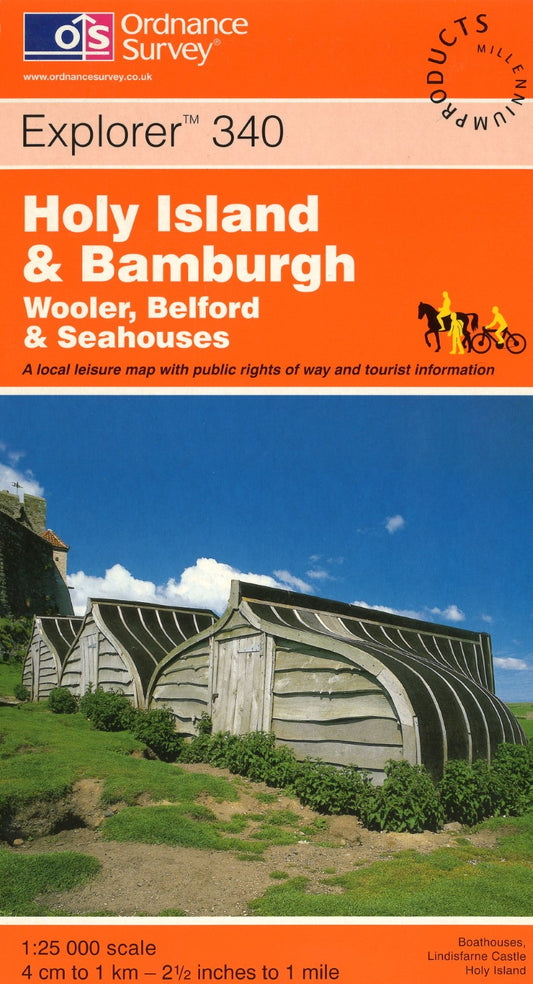 Holy Island & Bamburgh : OS Explorer Map