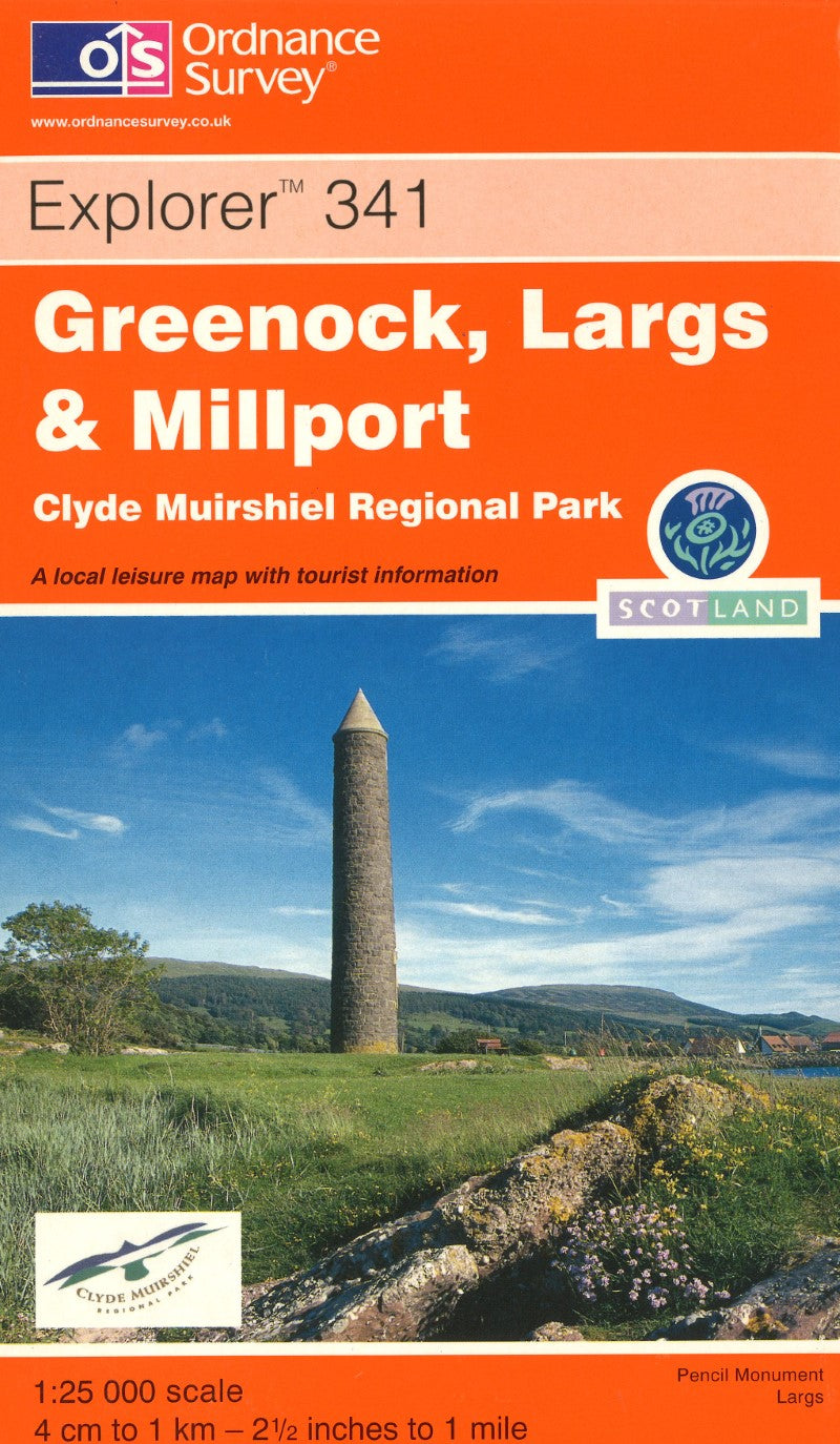 Greenock, Largs & Millport : OS Explorer Map