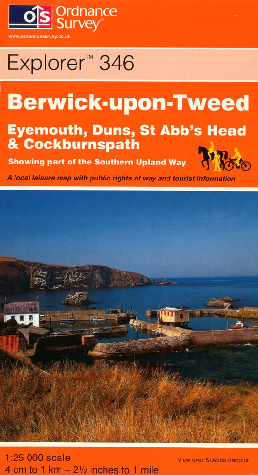 Berwick-upon-Tweed, Eyemouth & Duns, St Abb's Head & Cockburnspath : OS Explorer Map