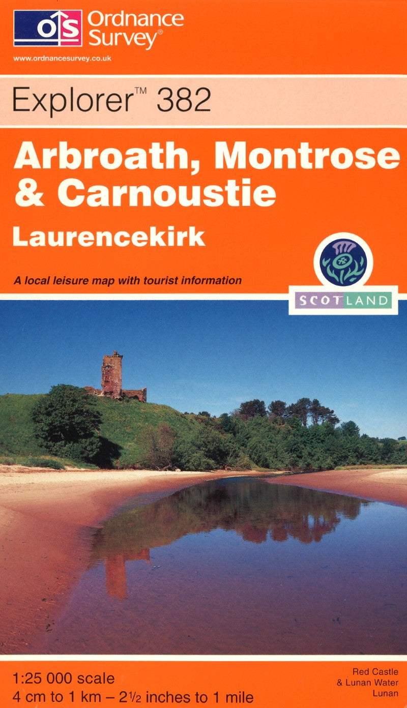 Arbroath, Montrose & Carnoustie : OS Explorer Map