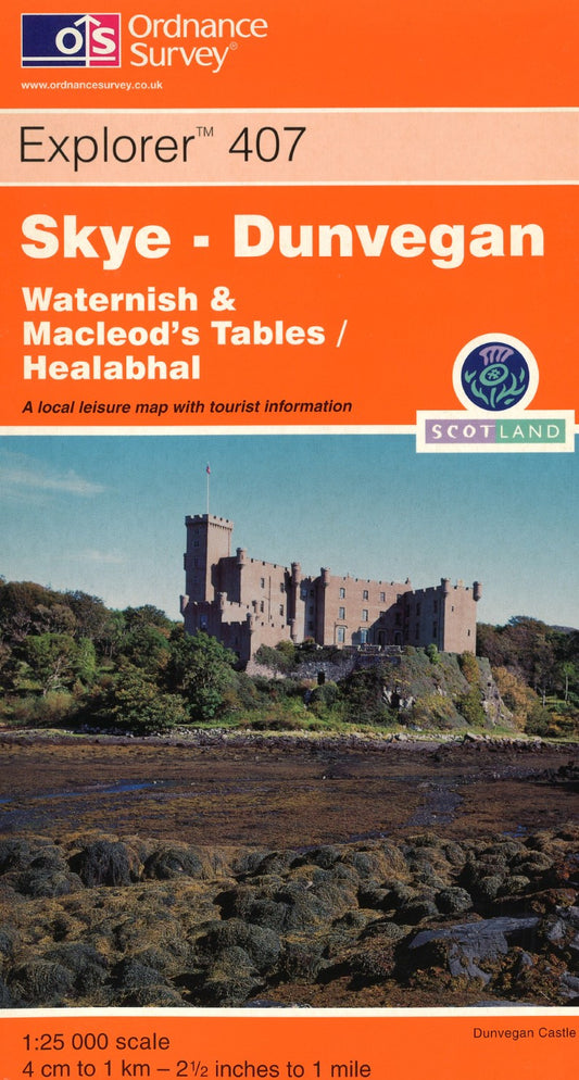 Skye - Dunvegan : OS Explorer Map