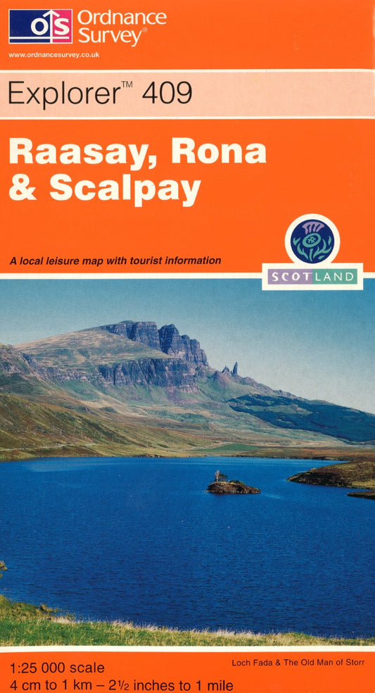 Raasay, Rona & Scalpay : OS Explorer Map