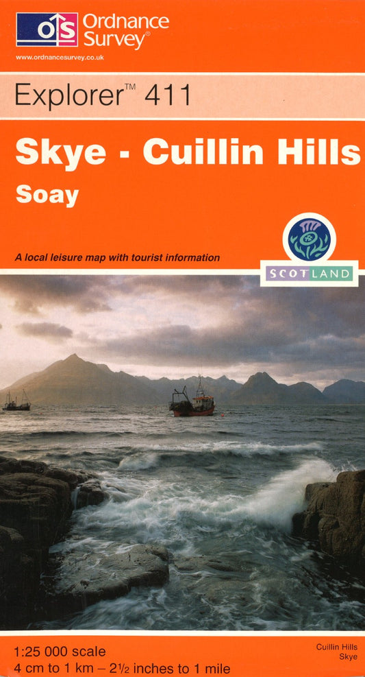 Skye - Cuillin Hills : OS Explorer Map