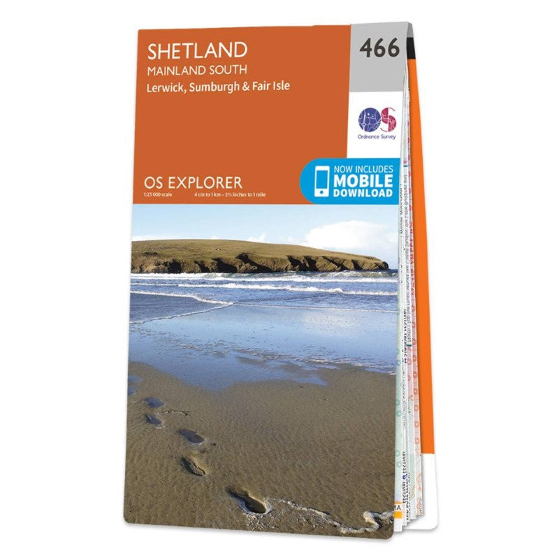 Shetland: Mainland South OS Explorer Map