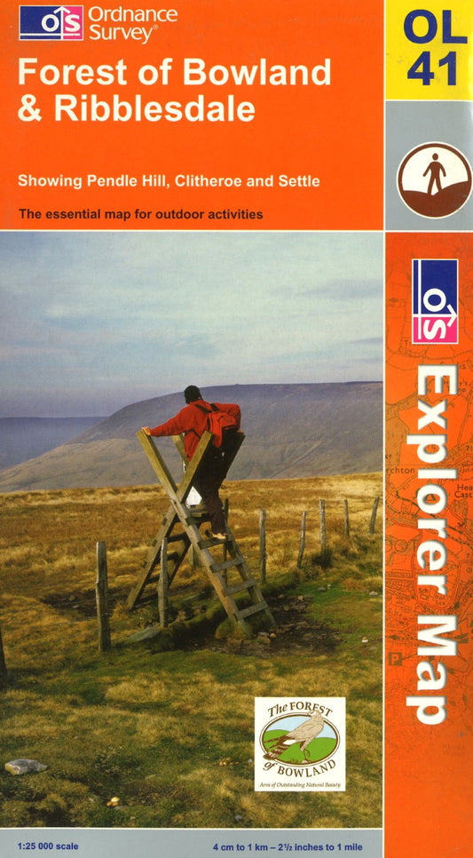 Forest of Bowland & Ribblesdale : OS Explorer Map Outdoor Leisure