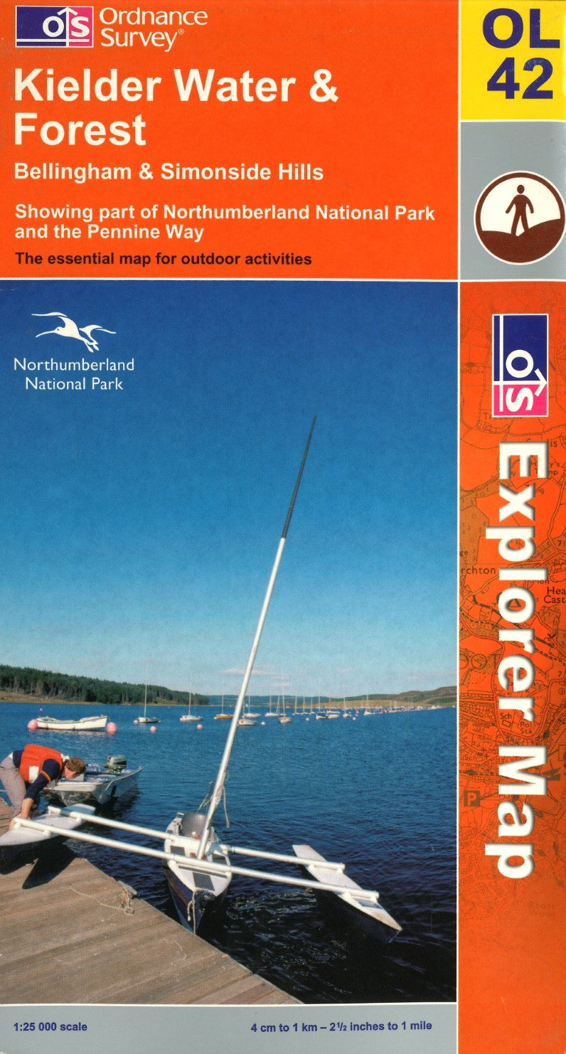 Kielder Water  : OS Explorer Map Outdoor Leisure