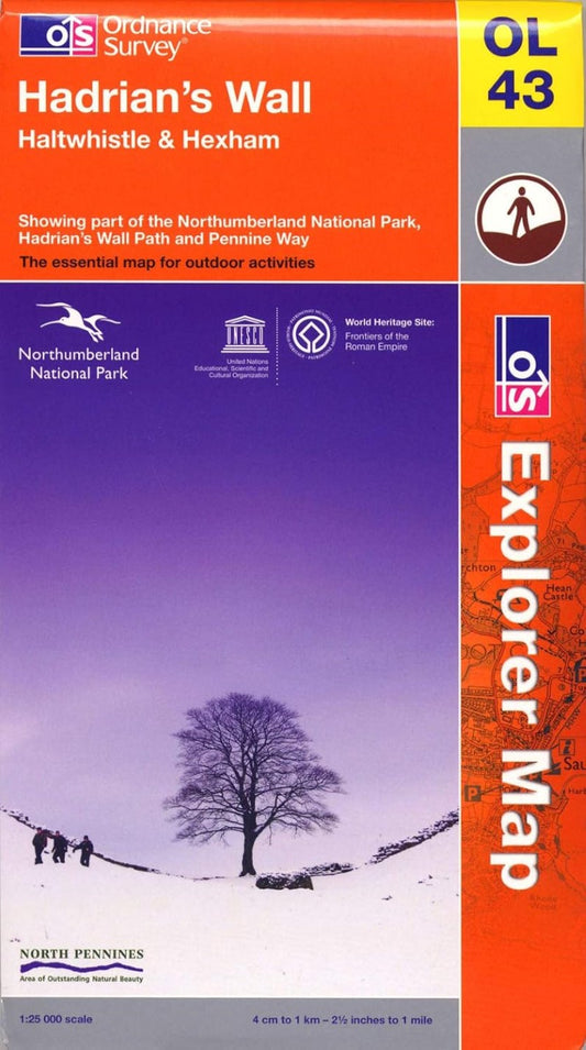 Hadrian's Wall : OS Explorer Map Outdoor Leisure