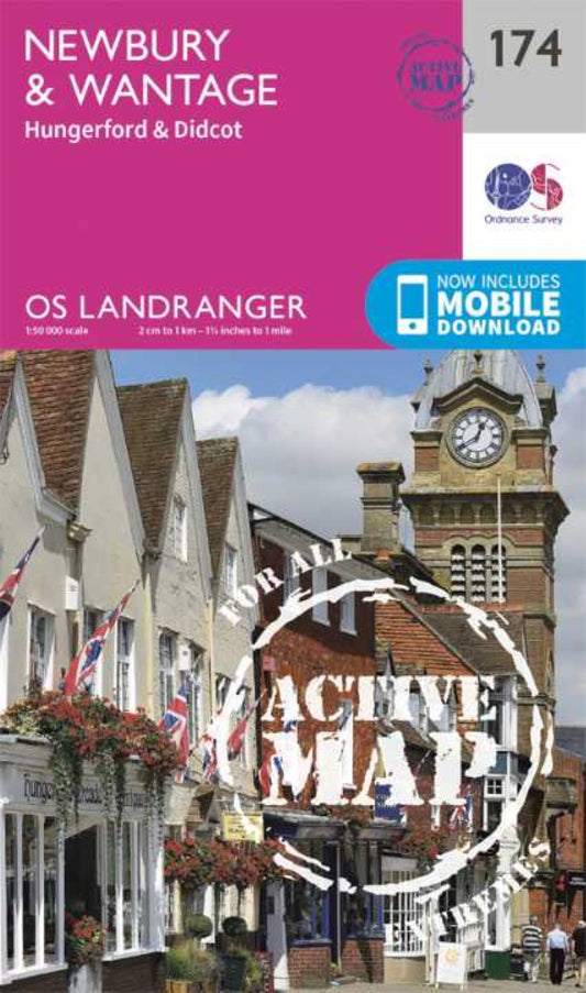 Newbury, Wantage & Hungerford Waterproof Landranger Map