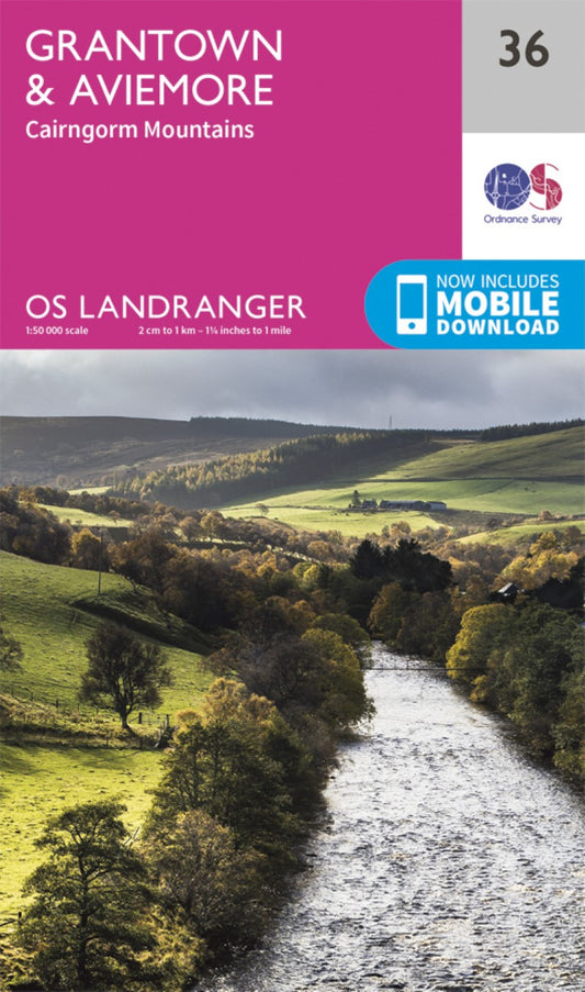 Grantown & Aviemore Landranger Map