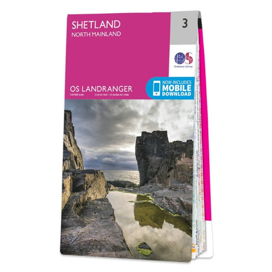 Shetland : North Mainland - Landranger Map
