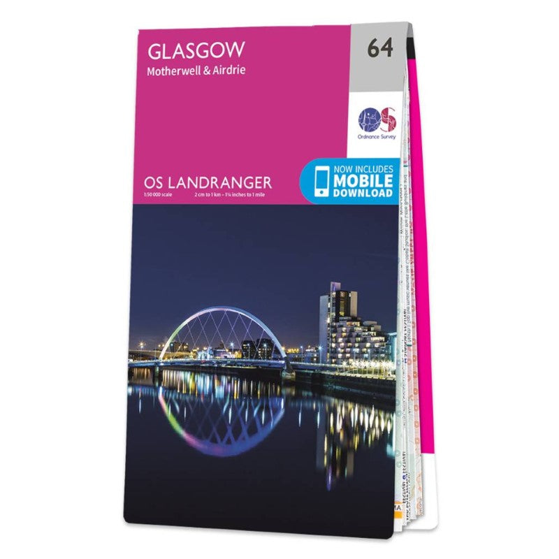 Glasgow/Motherwell & Airdrie Landranger Map