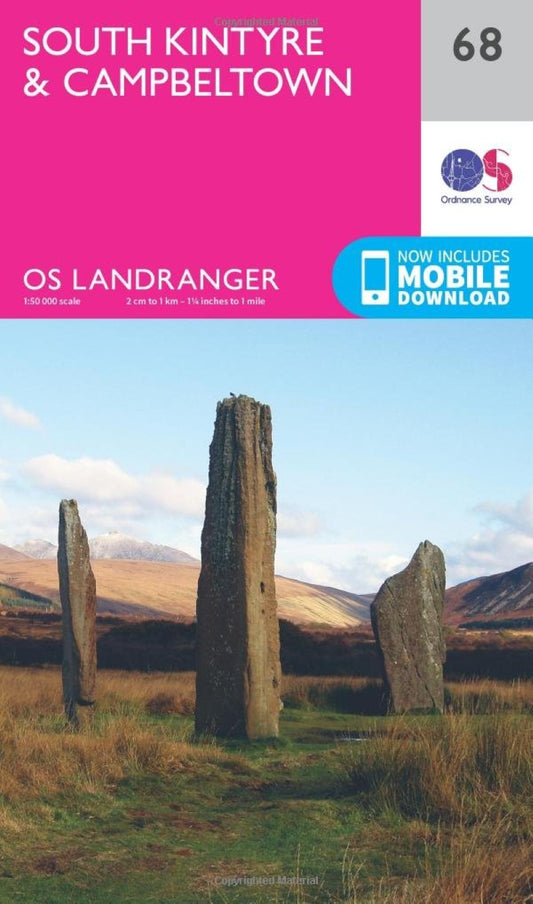 South Kintyre/Campbeltown Landranger Map