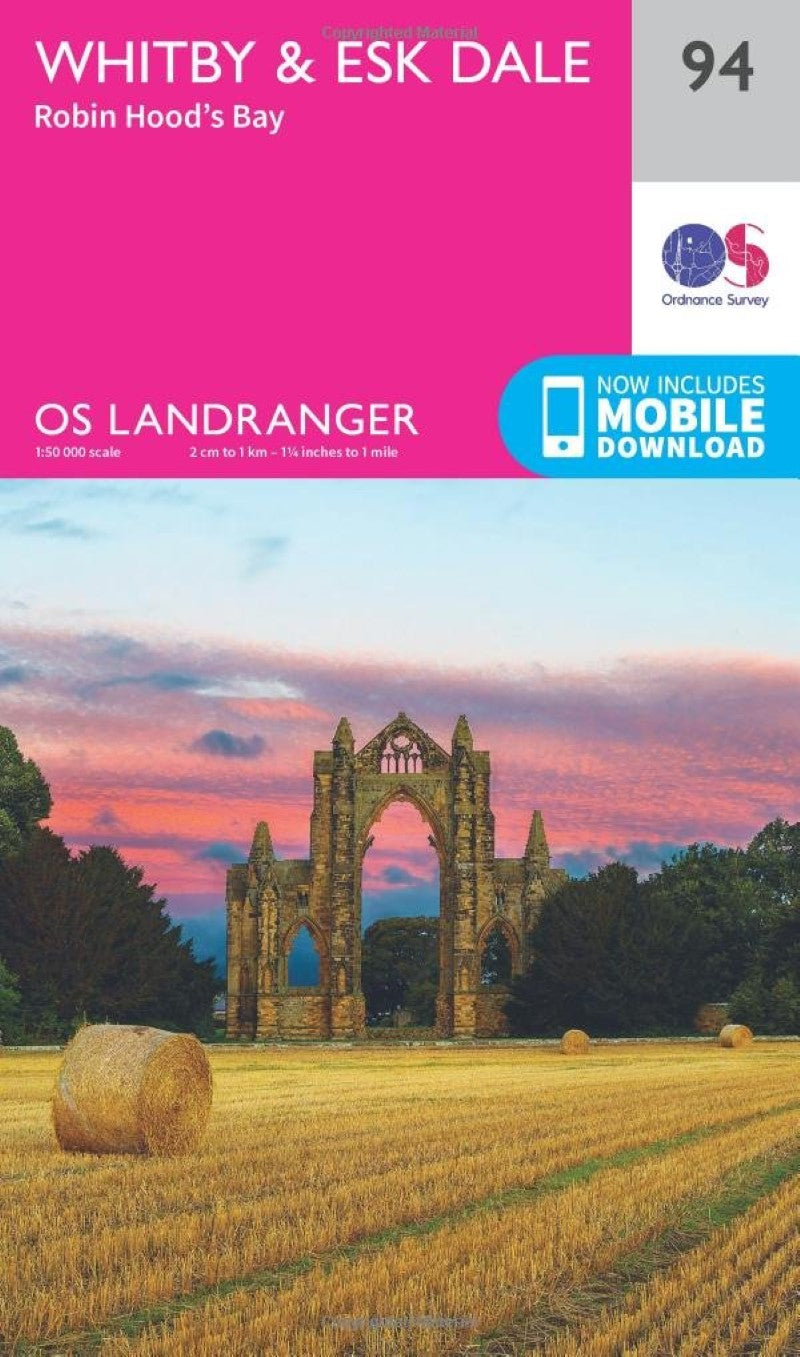 Whitby & Esk Dale Landranger Map (#94)
