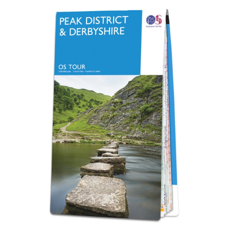 Peak District & Derbyshire Travel Map