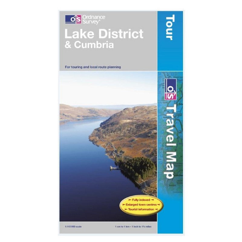 Lake District Tour Map 3 Cumbria