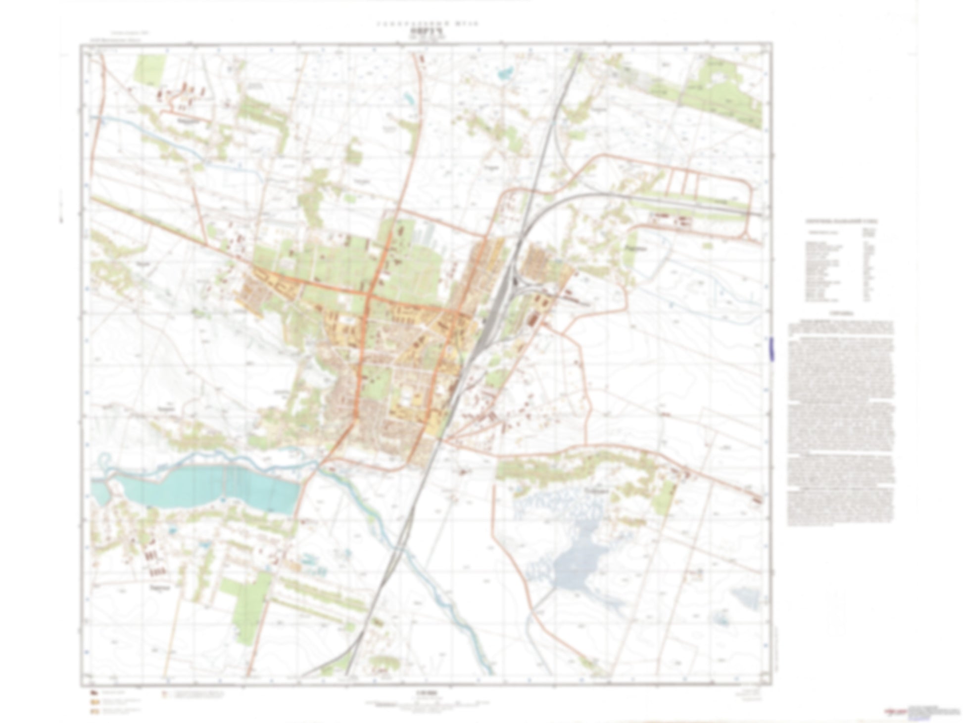 Ovruch (Ukraine) - Soviet Military City Plans