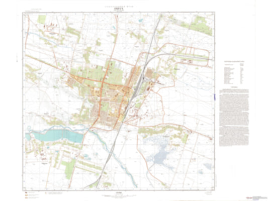 Ovruch (Ukraine) - Soviet Military City Plans