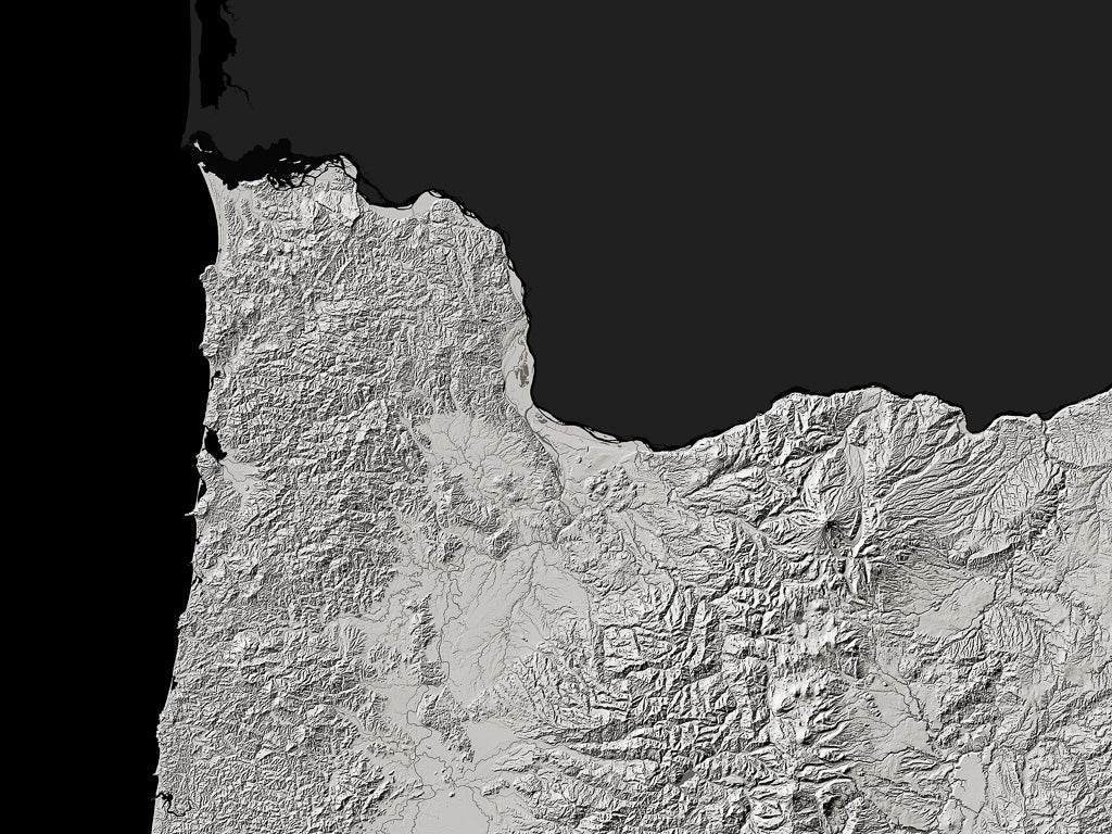 Oregon Archival Print