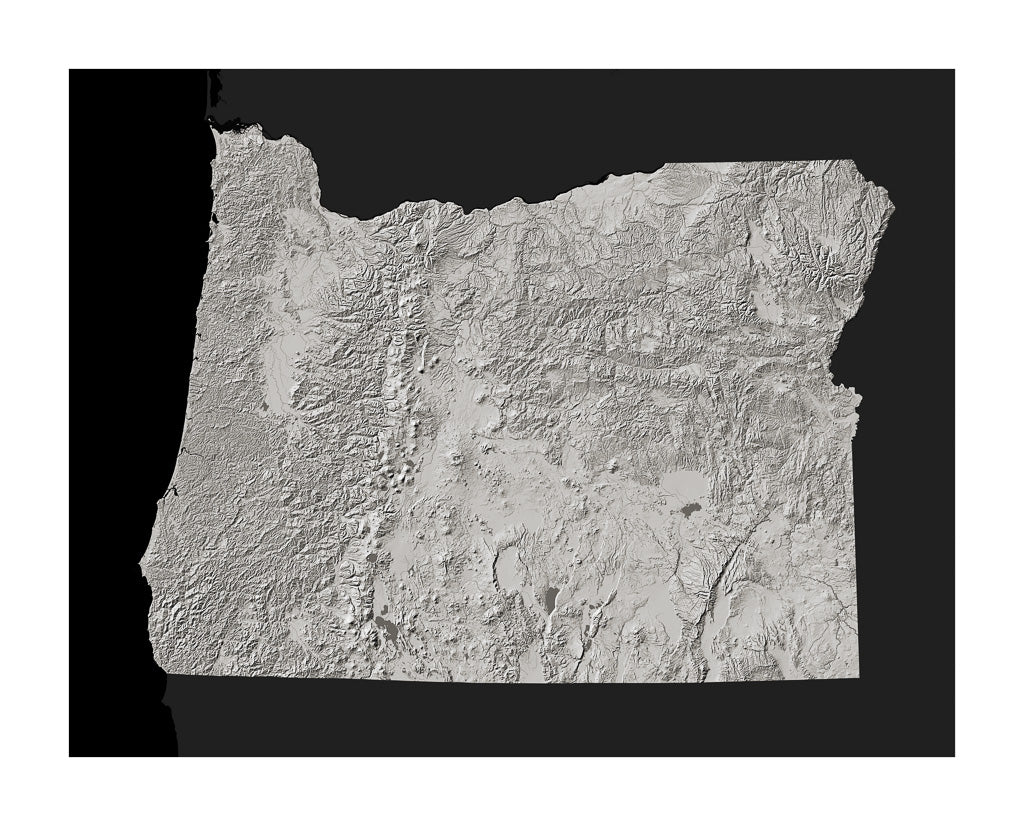 Oregon Archival Print