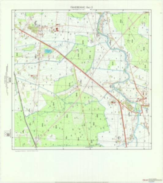 Panevėžys 2 (Lithuania) - Soviet Military City Plans