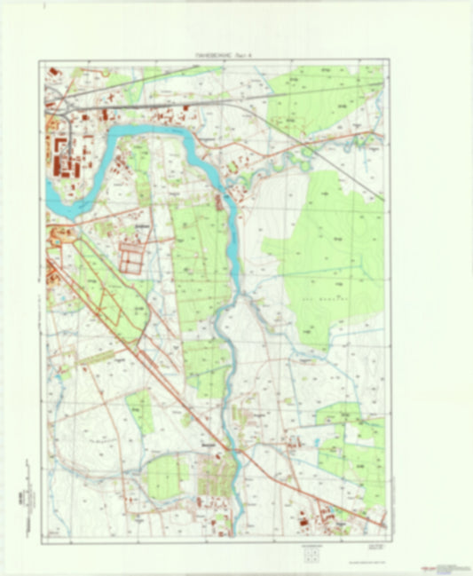 Panevėžys 4 (Lithuania) - Soviet Military City Plans