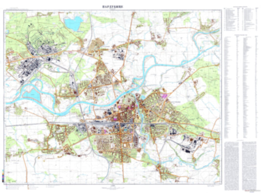 Pardubice (Czechia) - Soviet Military City Plans