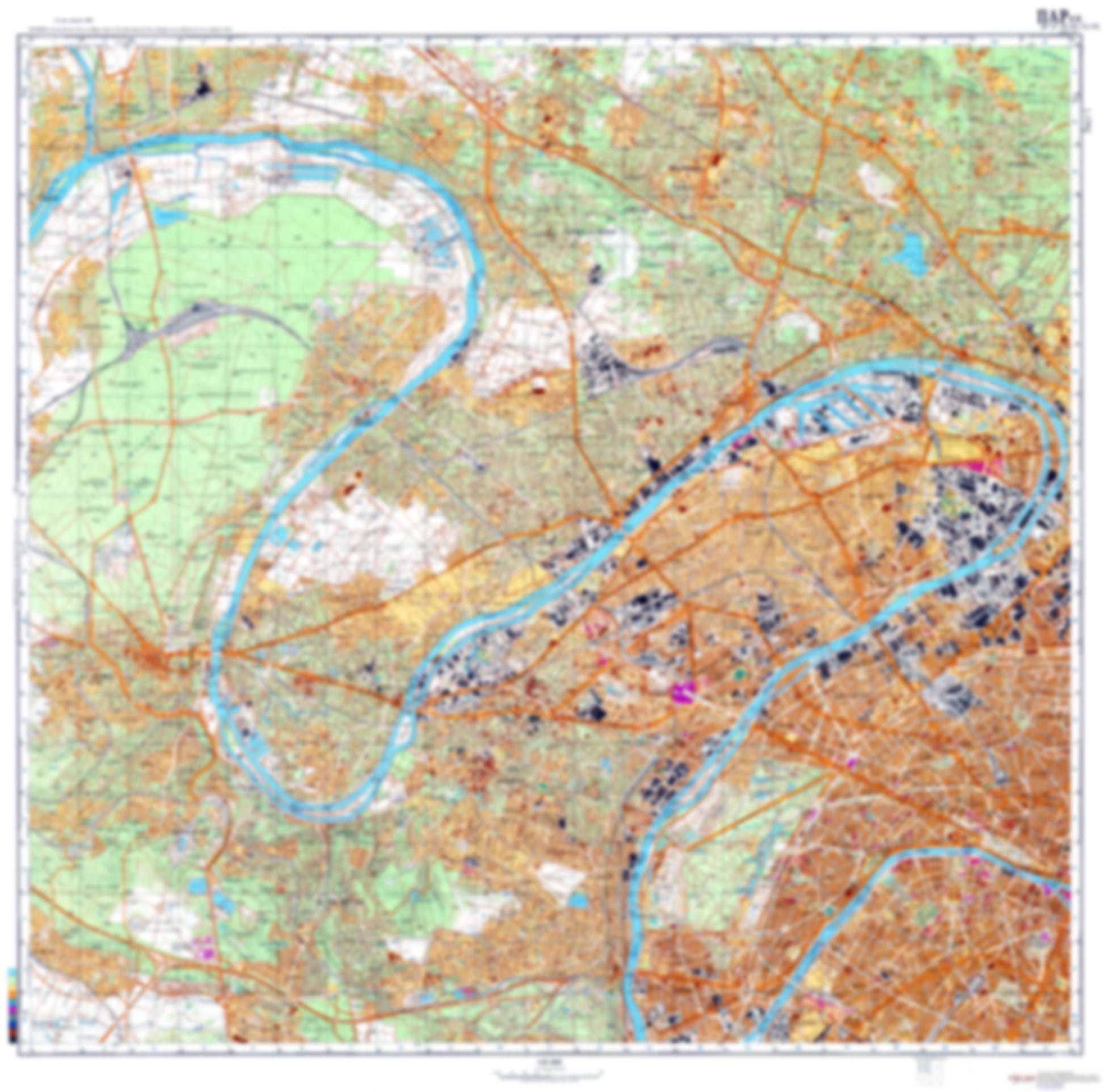 Paris 1 (France) - Soviet Military City Plans