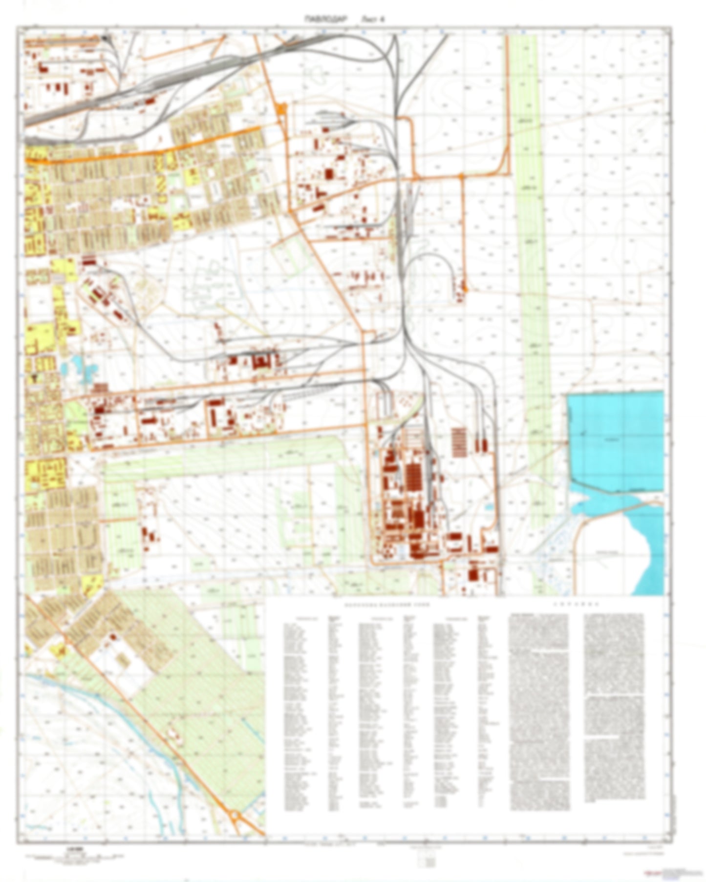 Pavlodar 4 (Kazakhstan) - Soviet Military City Plans