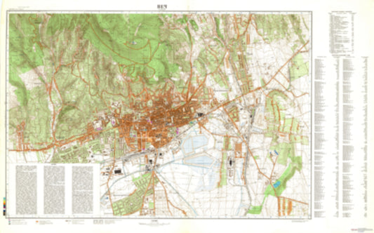 Pecs (Hungary) - Soviet Military City Plans