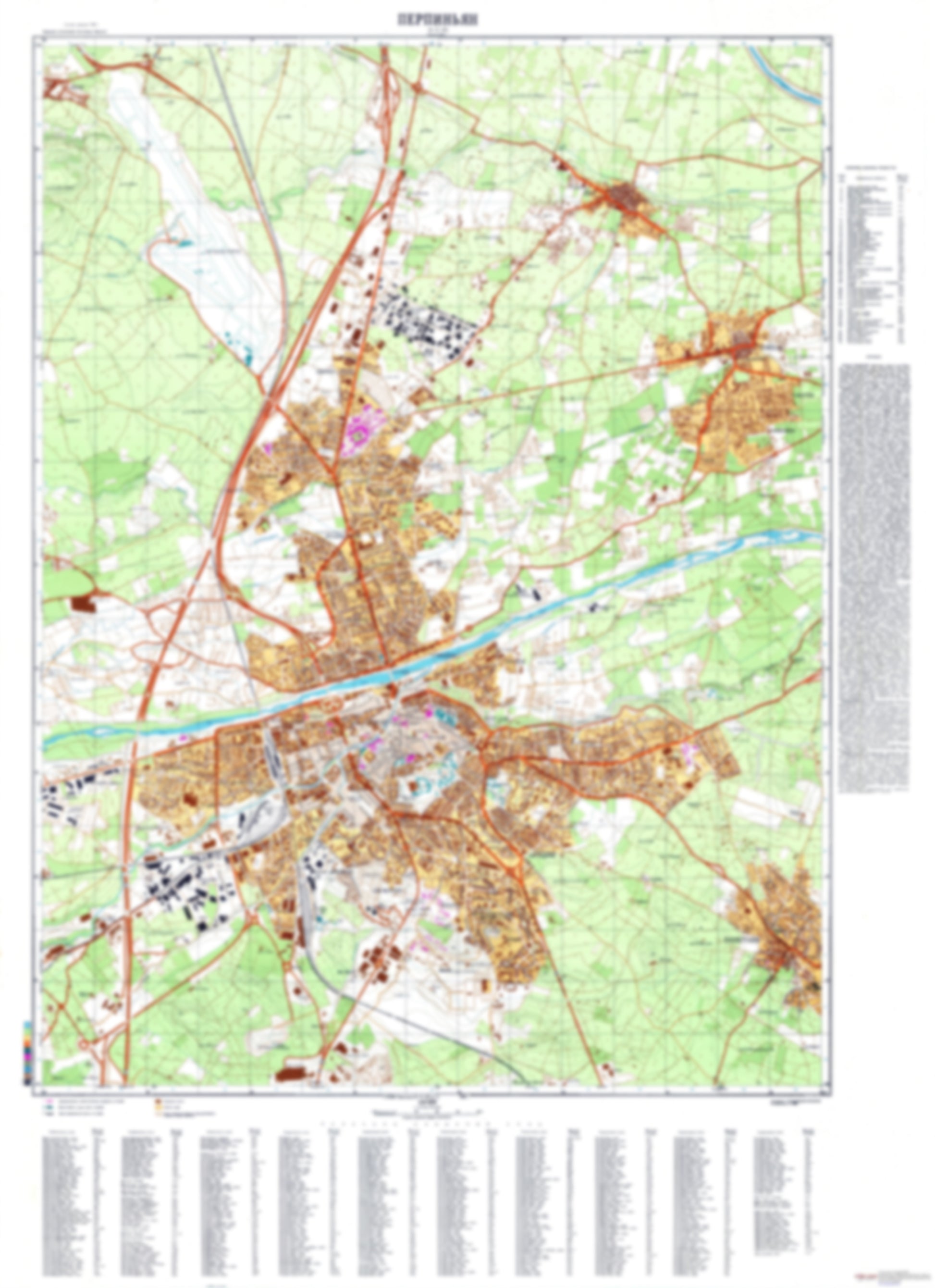 Perpignan (France) - Soviet Military City Plans