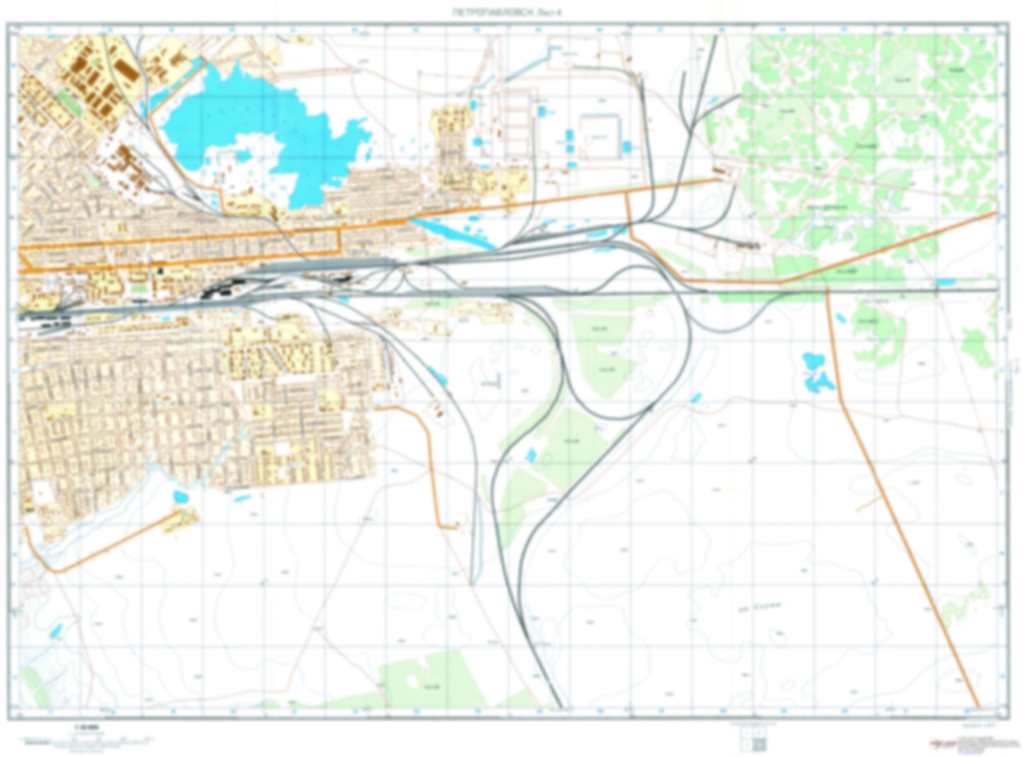 Petropavlovsk 4 (Kazakhstan) - Soviet Military City Plans