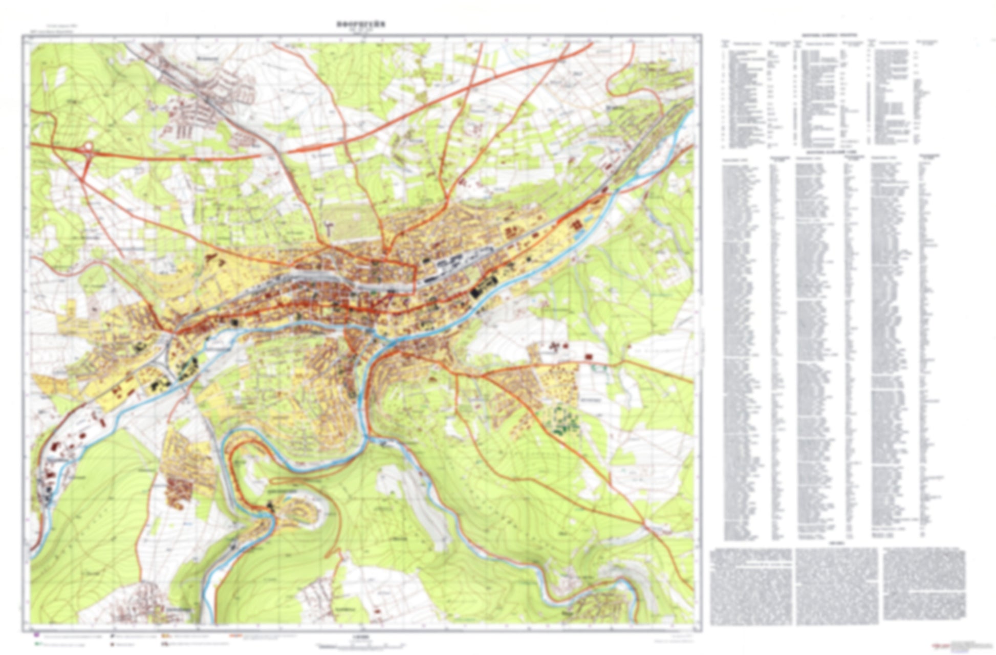 Pforzheim (Germany) - Soviet Military City Plans