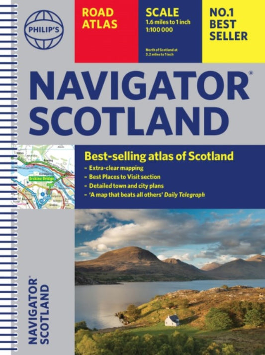 Philip's Navigator Scotland Road Atlas