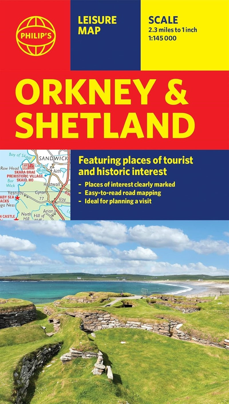 Orkney & Shetland Leisure Map