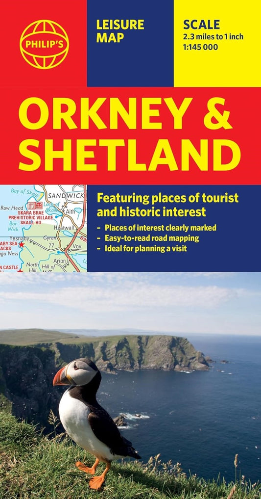 Orkney & Shetland Leisure Map