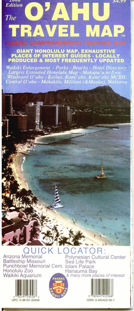 O'ahu travel map