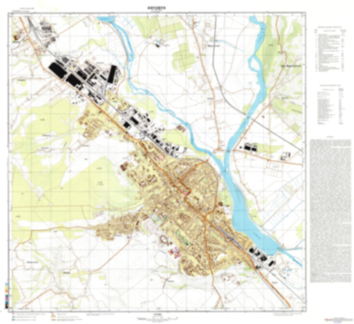 Pitesti (Romania) - Soviet Military City Plans